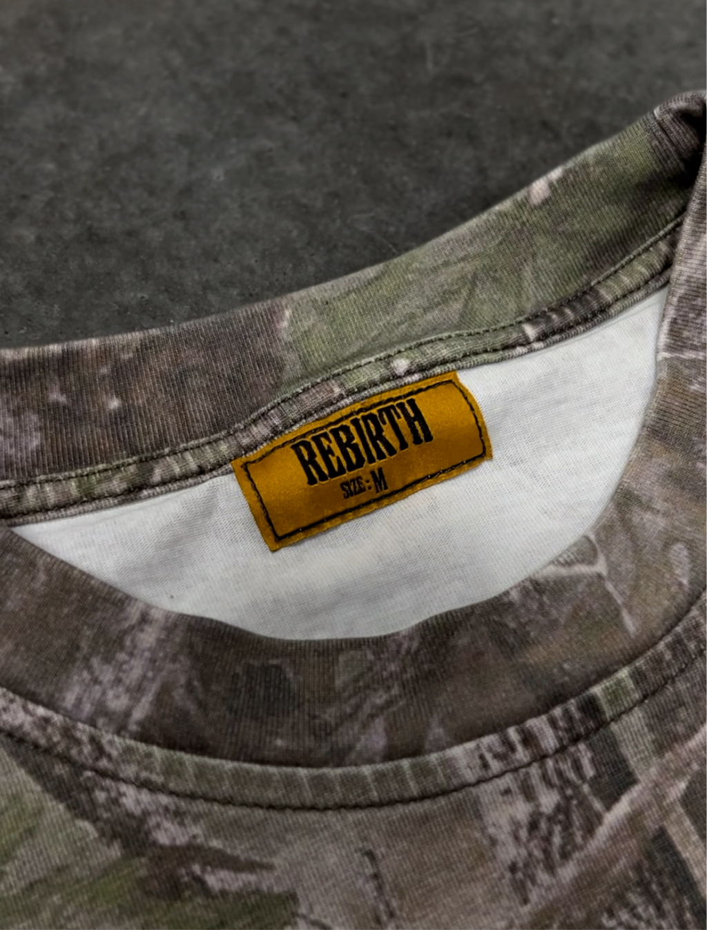 REBIRTH CAMO TEE