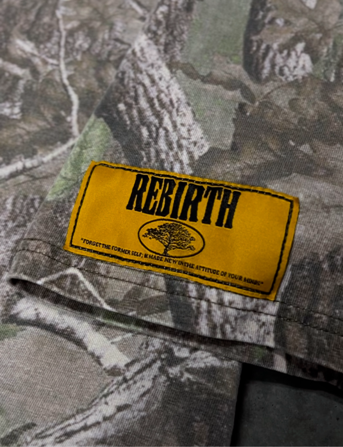REBIRTH CAMO TEE